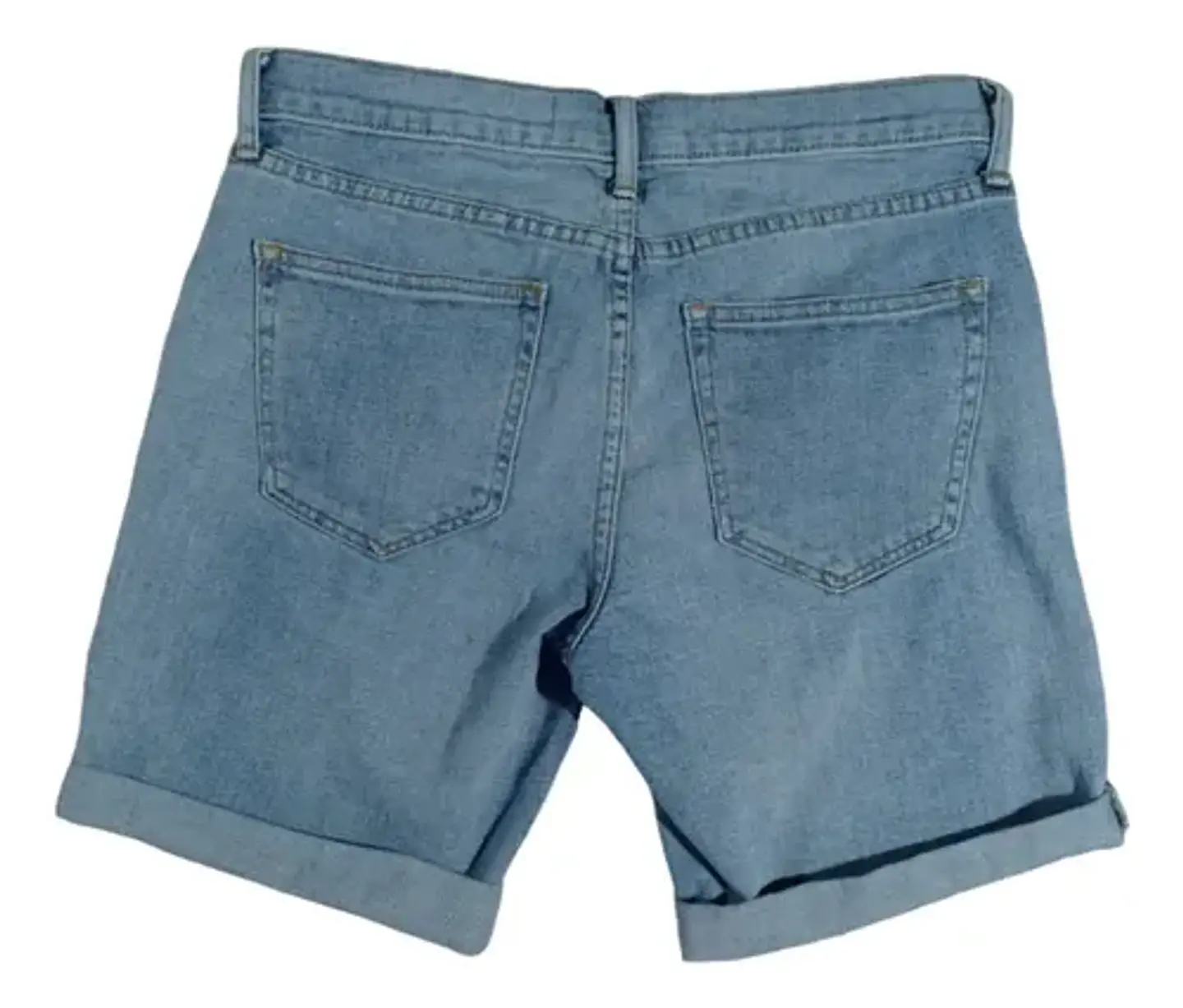 Short Bermuda Gap Denim Clásico Tiro Medio Mujer Talla 40 3