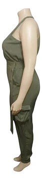 Enterito Cargo Semi Formal Con Cinturón Y Pedrería Talla XL - Miniatura 5