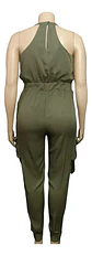 Enterito Cargo Semi Formal Con Cinturón Y Pedrería Talla XL - Miniatura 6
