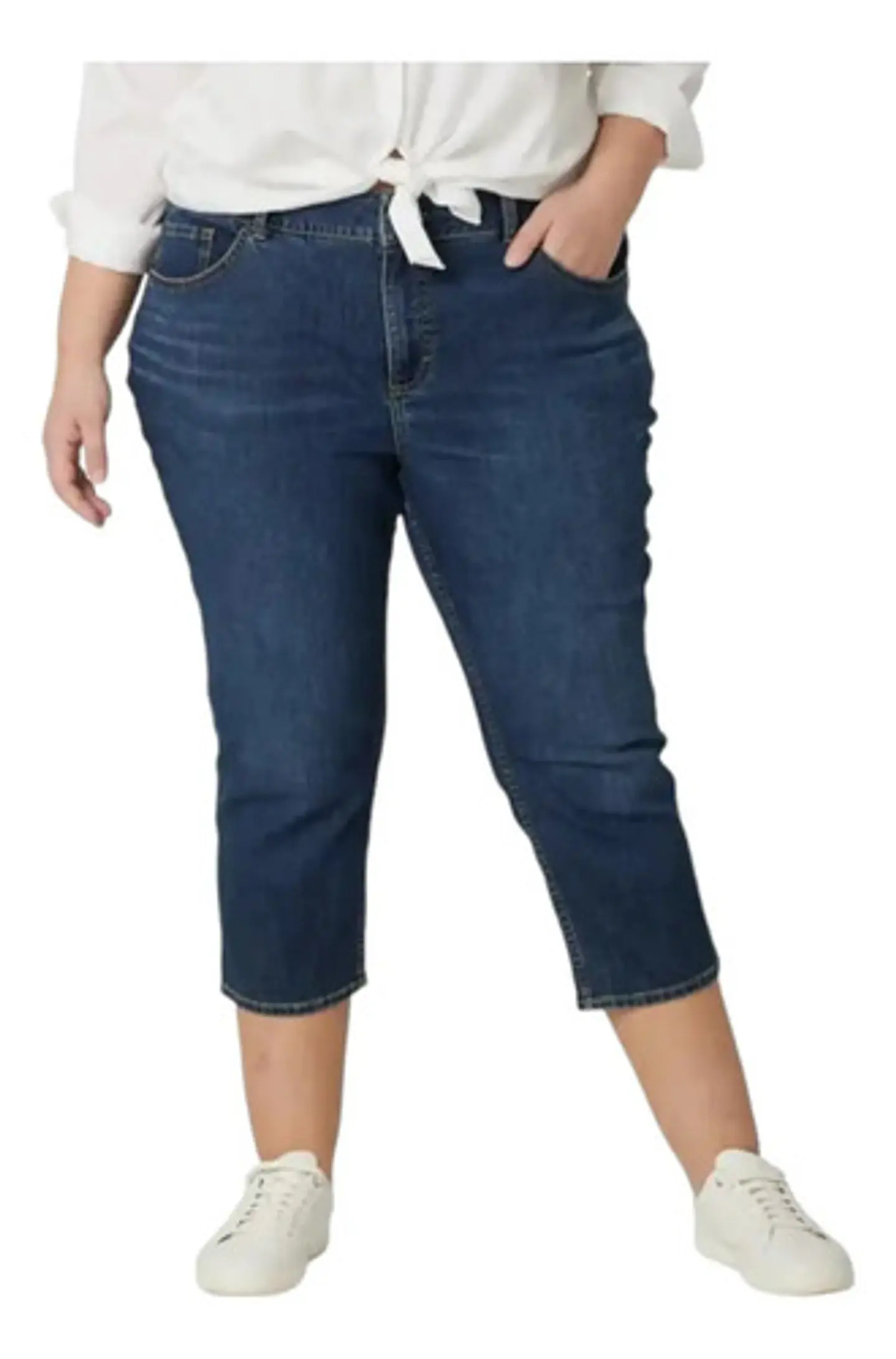 Jeans Capri Stretch St. John's Bay - Talla 54 1