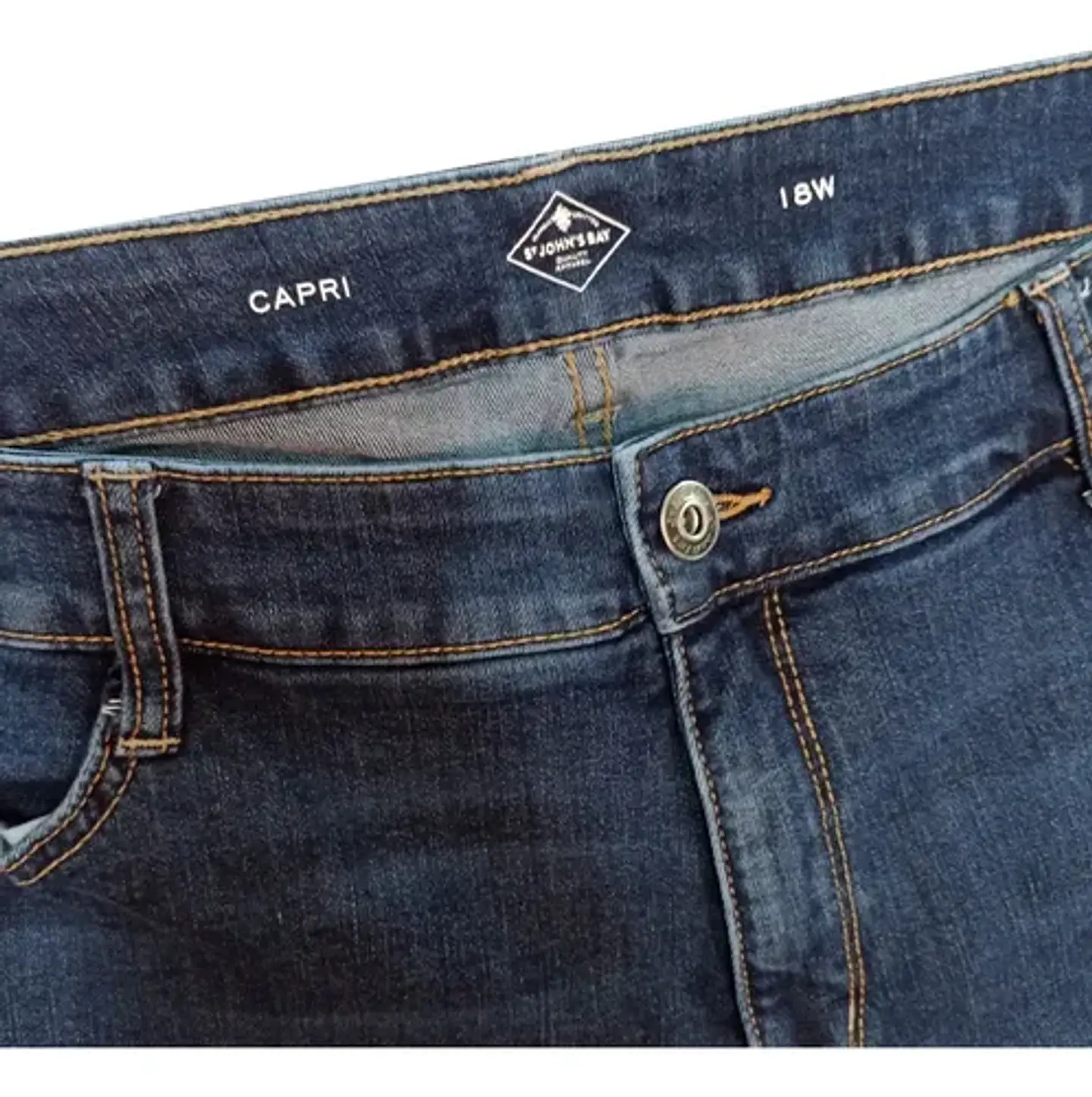 Jeans Capri Stretch St. John's Bay - Talla 54 4