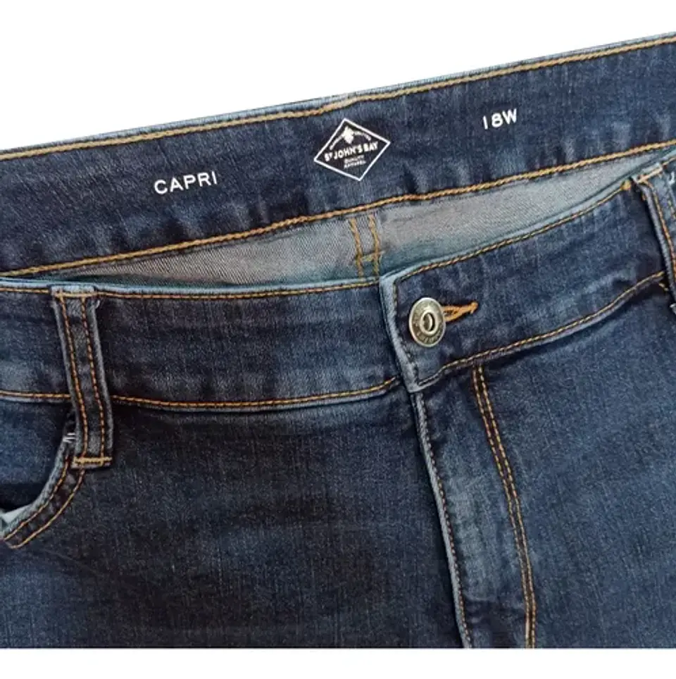Jeans Capri Stretch St. John's Bay - Talla 54 4