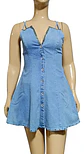 Vestido Corto Entallado de Mezclilla Reciclada - Talla M - Miniatura 2