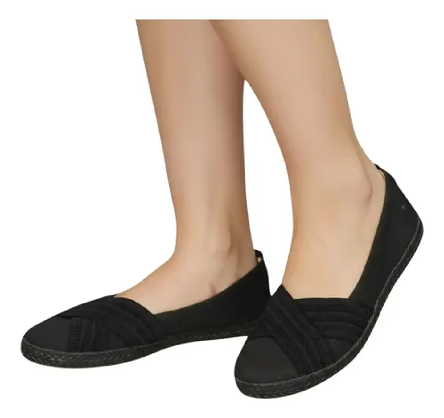 Alpargatas UGG Modelo Ynez Lona Negra Mujer - Talla 37.5 3