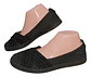 Alpargatas UGG Modelo Ynez Lona Negra Mujer - Talla 37.5 - Miniatura 6