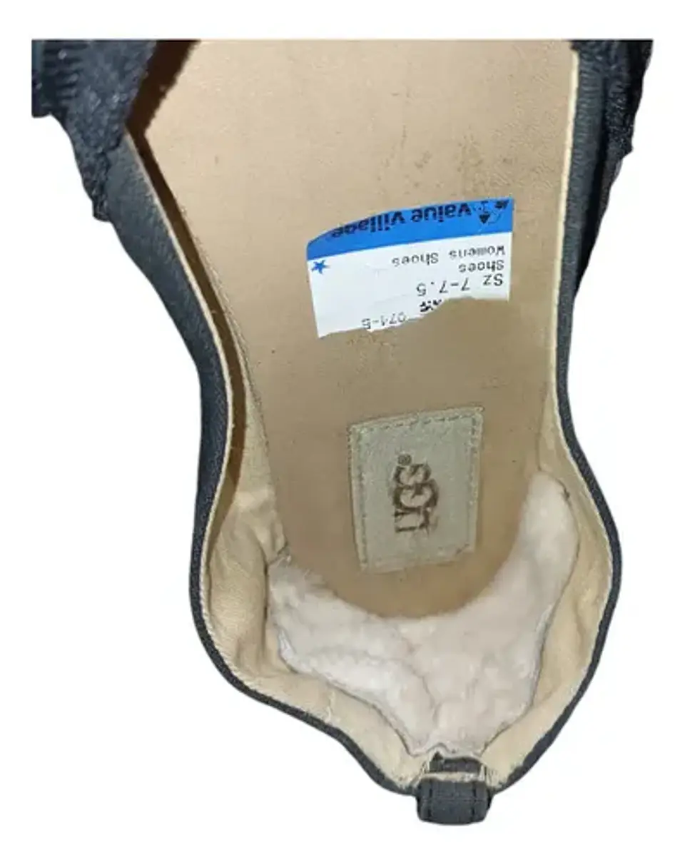 Alpargatas UGG Modelo Ynez Lona Negra Mujer - Talla 37.5 9