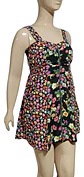 Vestido Corto Floral Cierre Frontal Y Bolsillos Quiz Talla M - Miniatura 6
