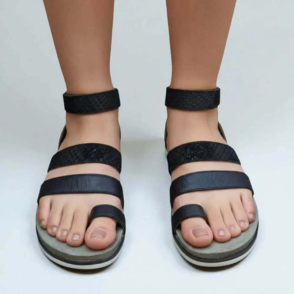 Sandalias Planas Marca Ugg Modelo Zina Gladiator - Talla 35 2