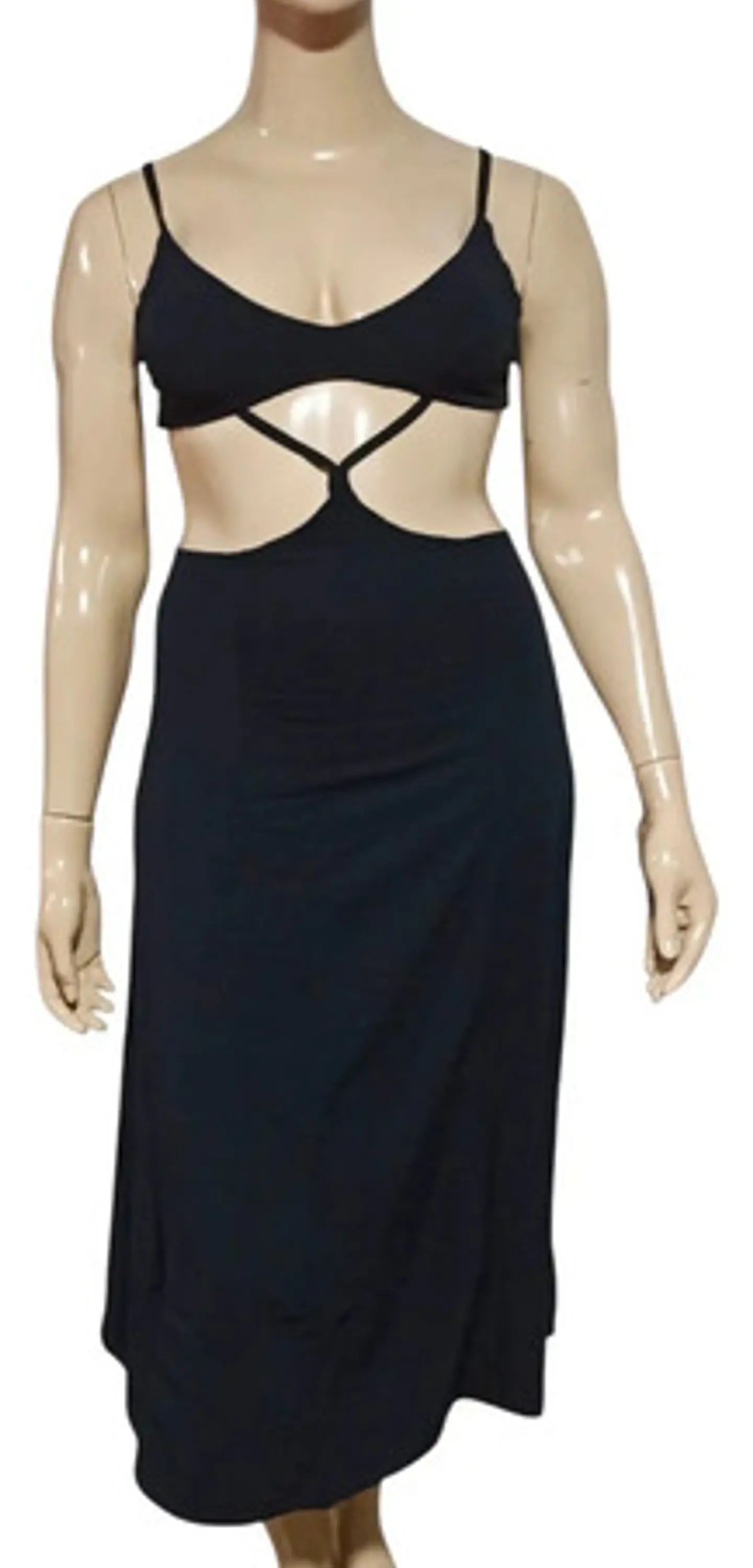 Vestido Largo Con Aberturas Ideal Para Playa / Piscina - Talla M 2