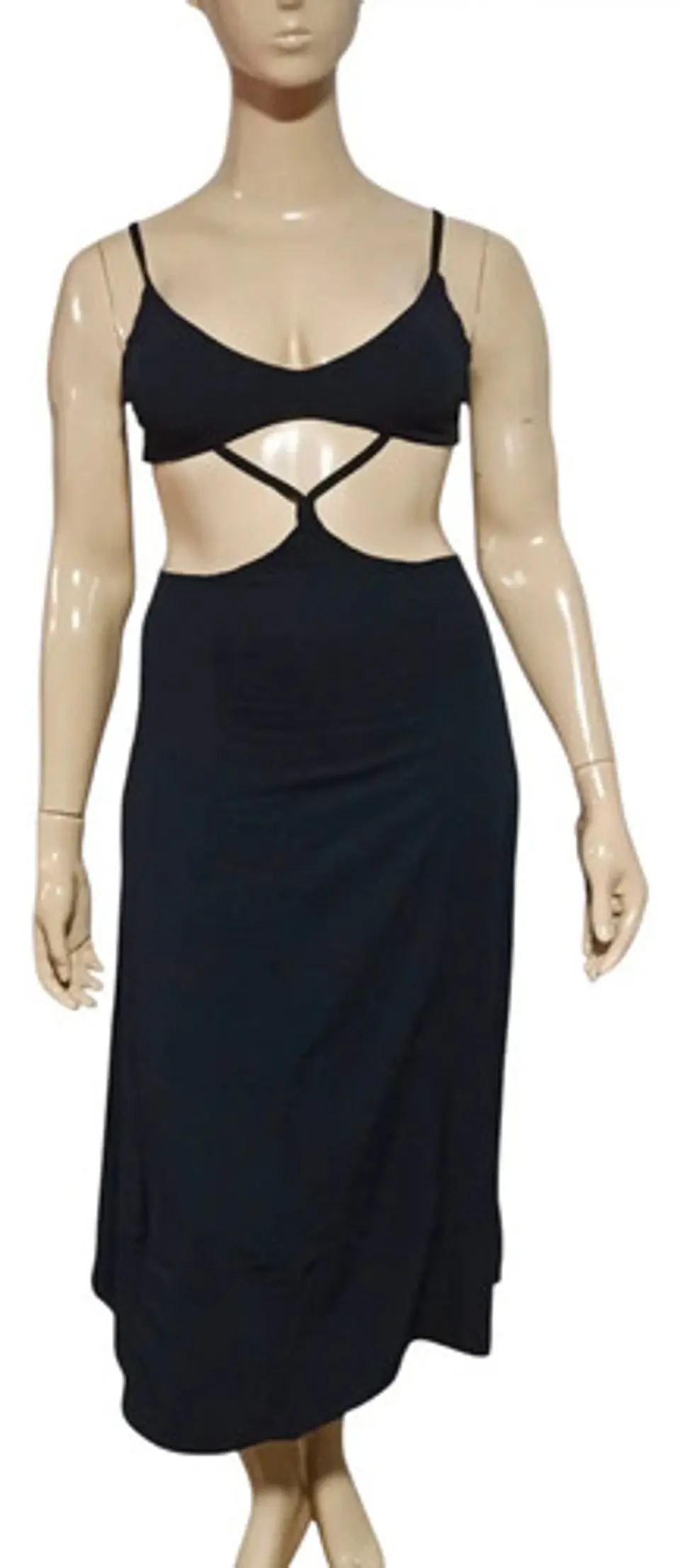Vestido Largo Con Aberturas Ideal Para Playa / Piscina - Talla M 2