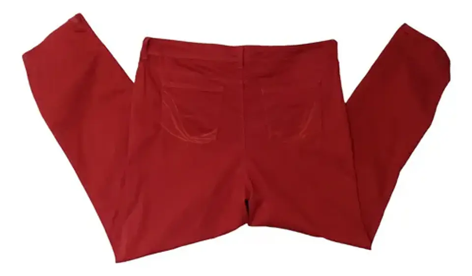 Jeans Rojos Pierna Recta Marca Style & Co. Talla 54 6