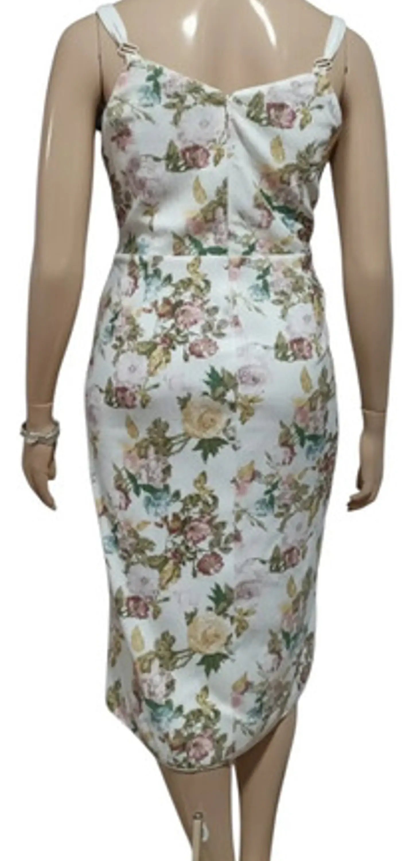 Vestido de Fiesta Floral Con Lentejuelas Tallas Grandes XL a 2XL 6