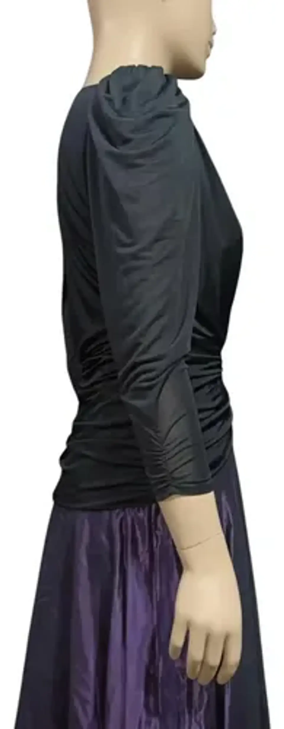 Vestido de Fiesta Vintage Años 80s Drapeado - Talla M 5