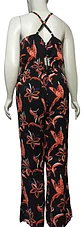 Enterito Largo Printt Negro Floral - Talla L  - Miniatura 4