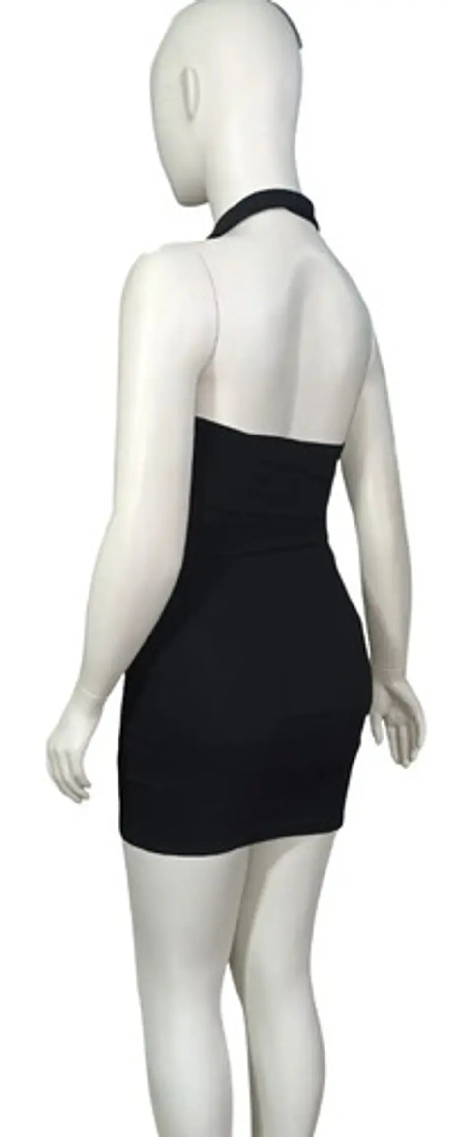 Vestido De Fiesta - Noche Ajustado Cuello Camisero Talla M 7