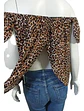 Blusa Leopardo Mossimo Hombros Descubiertos - Talla M - Miniatura 5