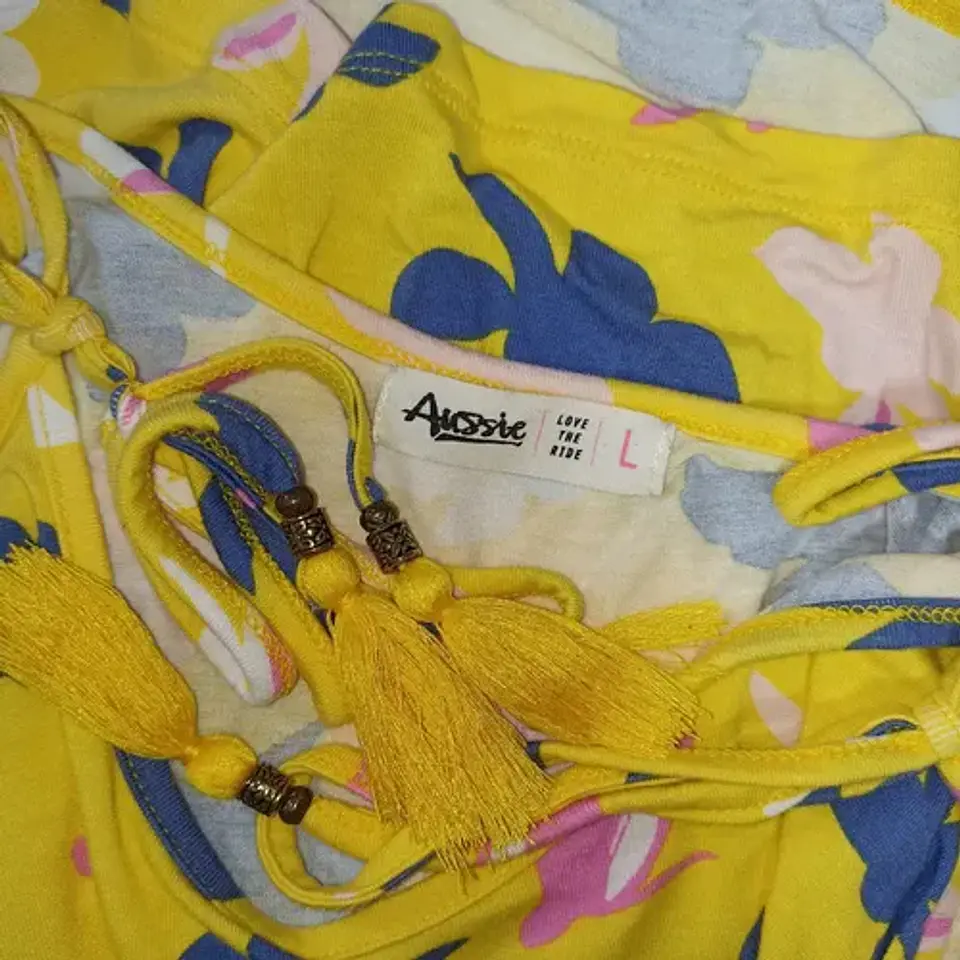 Top Amarillo Estampado Aussie - Talla L 5