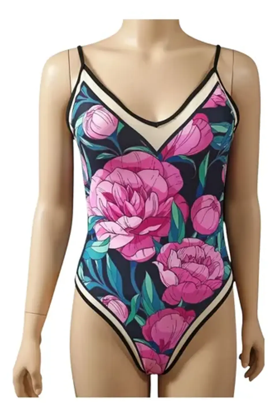 Traje De Baño + Pareo de Malla Talla M - L 3