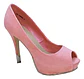 Zapatos Formales Peep Toe Taco y Plataforma - Talla 38 - Miniatura 1