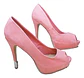 Zapatos Formales Peep Toe Taco y Plataforma - Talla 38 - Miniatura 3