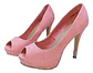 Zapatos Formales Peep Toe Taco y Plataforma - Talla 38 - Miniatura 7