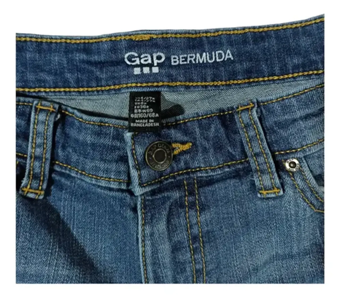 Short Bermuda Gap Tiro Medio Mujer Talla 38 4