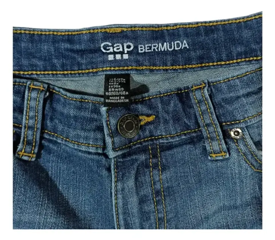 Short Bermuda Gap Tiro Medio Mujer Talla 38 4