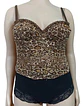 Bustier Tipo Corset Encaje Leopardo Y Cuentas Talla L - Xl - Miniatura 3
