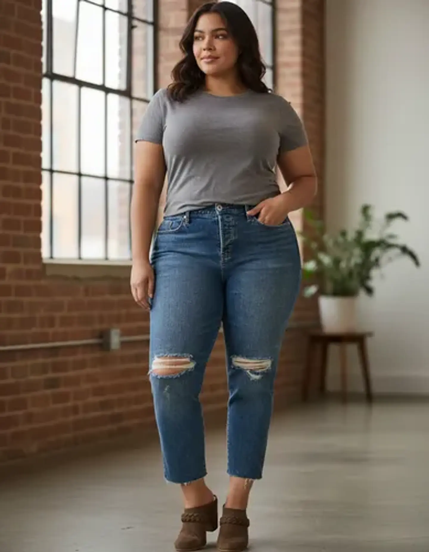 Jeans Torrid Pierna Recta Cintura Alta Talla Grande 54 1