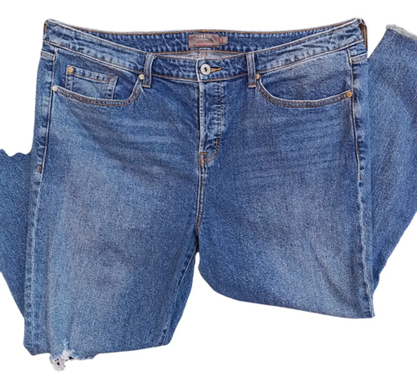 Jeans Torrid Pierna Recta Cintura Alta Talla Grande 54 3