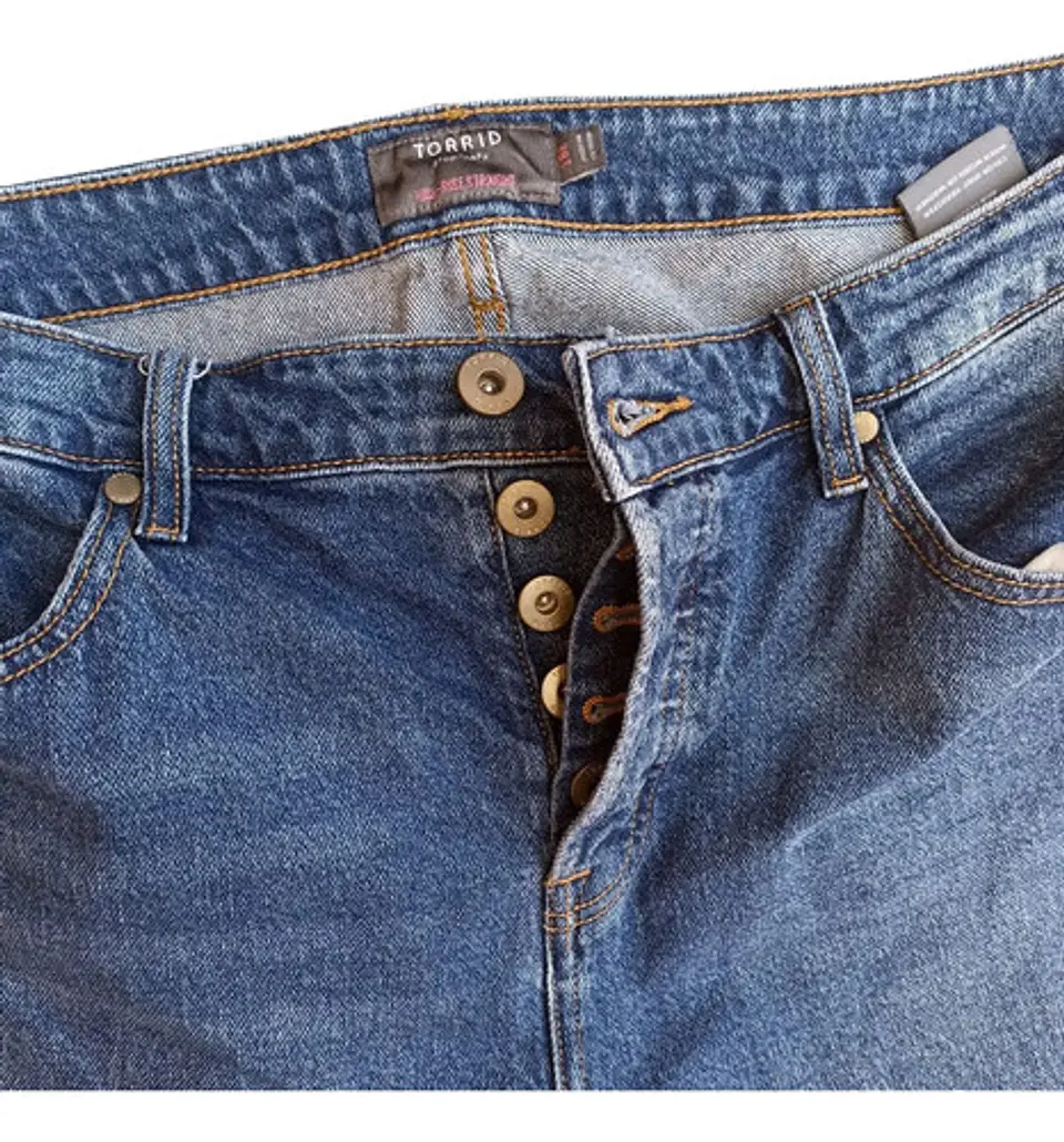 Jeans Torrid Pierna Recta Cintura Alta Talla Grande 54 5