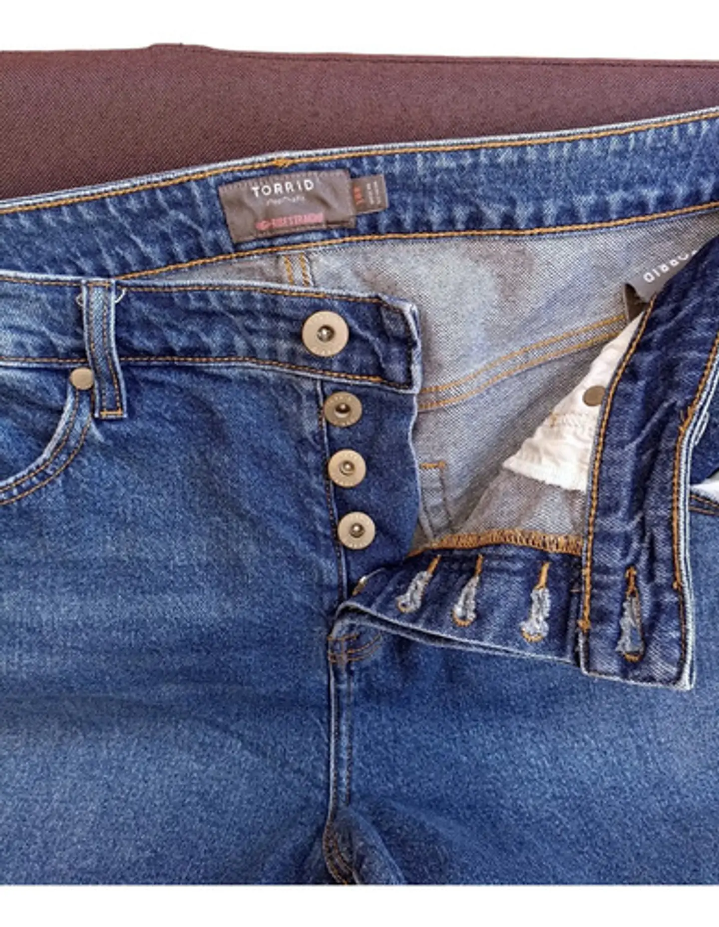 Jeans Torrid Pierna Recta Cintura Alta Talla Grande 54 6