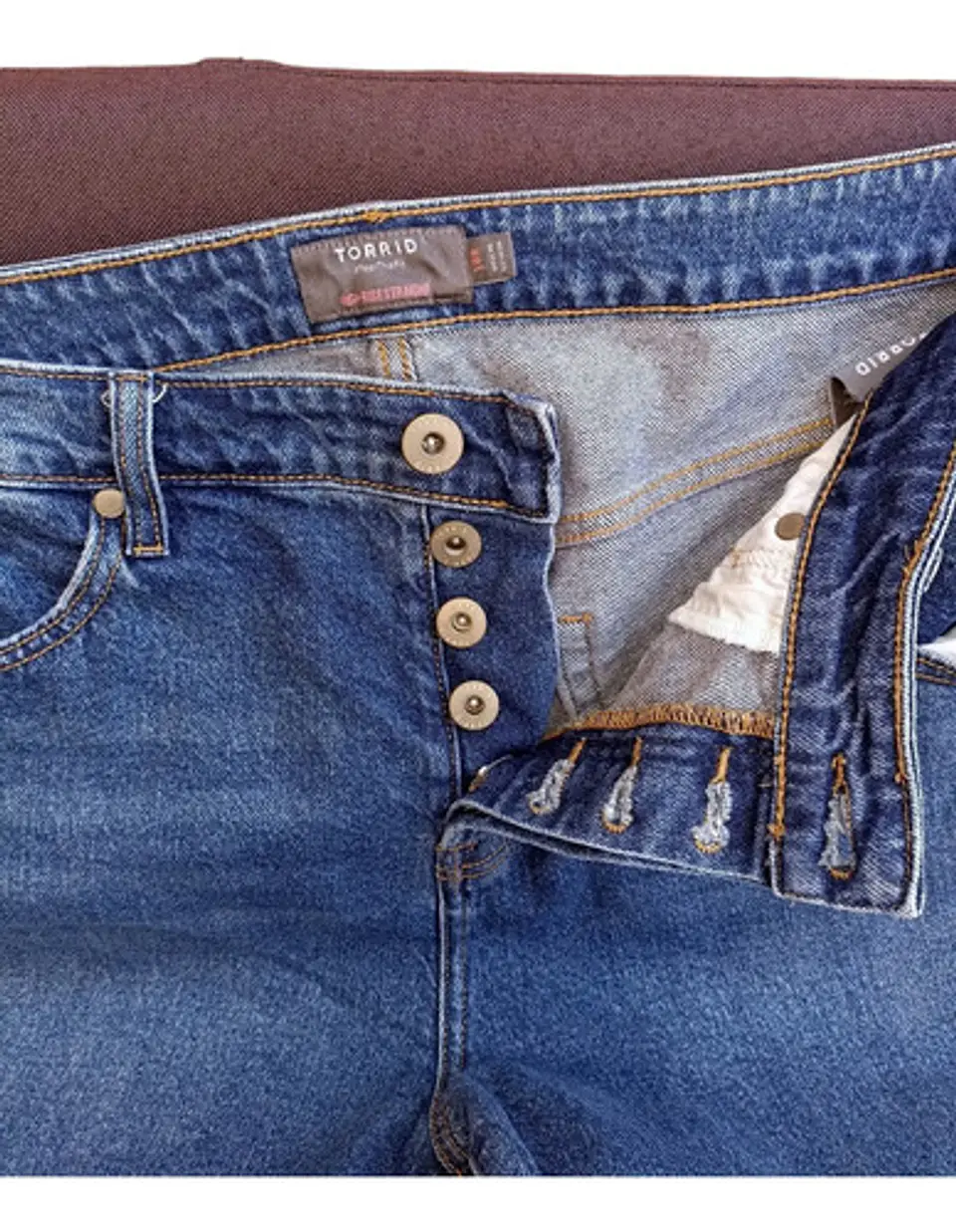 Jeans Torrid Pierna Recta Cintura Alta Talla Grande 54 6