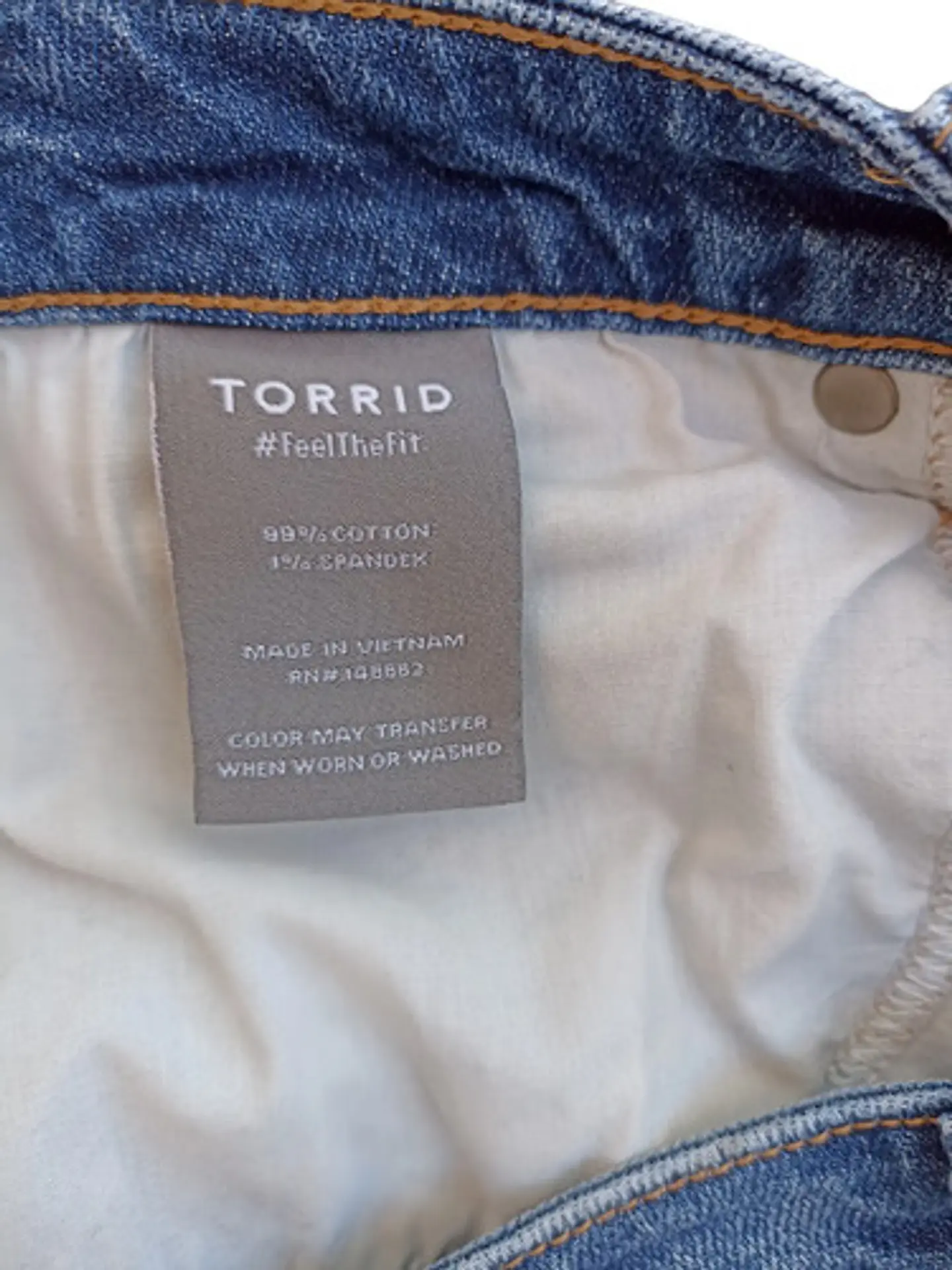Jeans Torrid Pierna Recta Cintura Alta Talla Grande 54 8