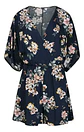Enterito Corto Manga Kimono Floral Warehouse One Talla M - Miniatura 2