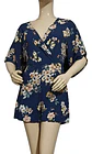 Enterito Corto Manga Kimono Floral Warehouse One Talla M - Miniatura 4