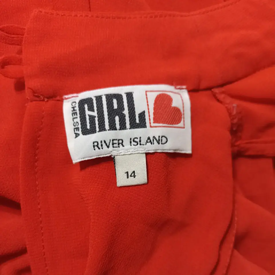 Vestido Rojo De Fiesta - Noche  Con Aberturas Y Cuello Alto 7