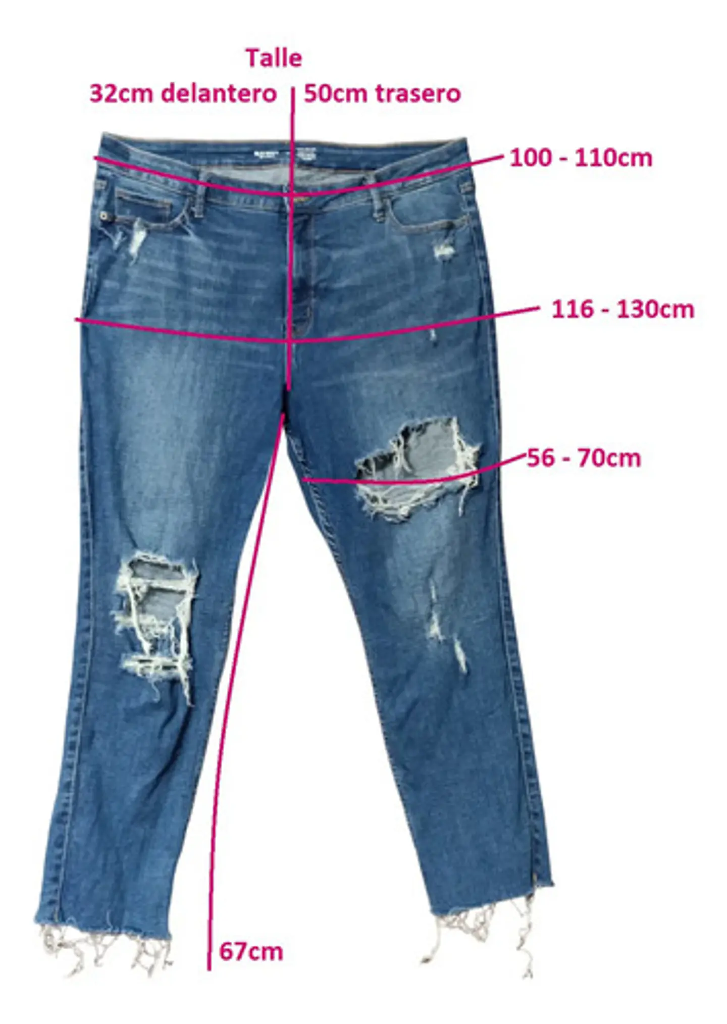 Jeans Old Navy Rockstar 360° Stretch Talla Grande 54 7