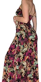 Maxi Vestido Floral Strapless Mujer Talla M - Miniatura 3