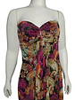 Maxi Vestido Floral Strapless Mujer Talla M - Miniatura 5