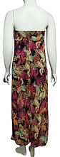Maxi Vestido Floral Strapless Mujer Talla M - Miniatura 7