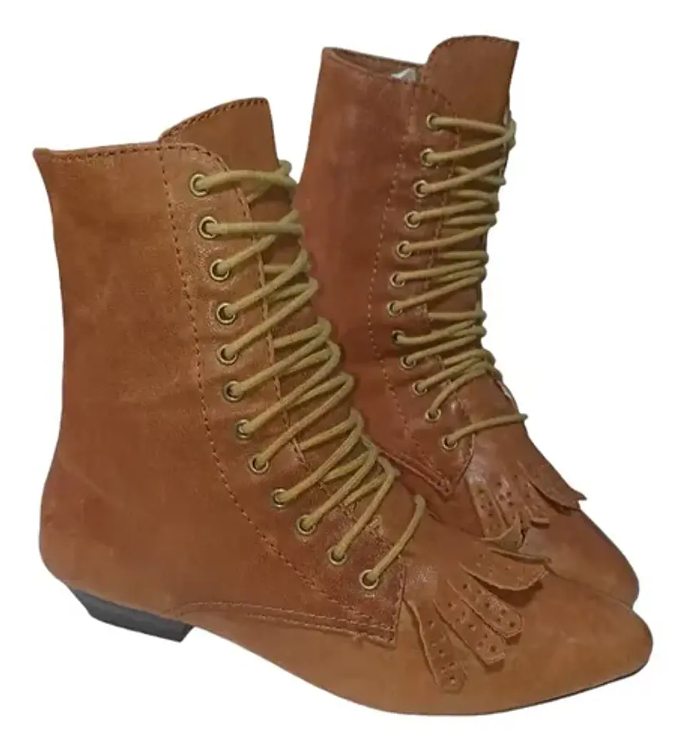 Botines Aldo Kiltie Estilo Western Cuero   - Talla 37 2