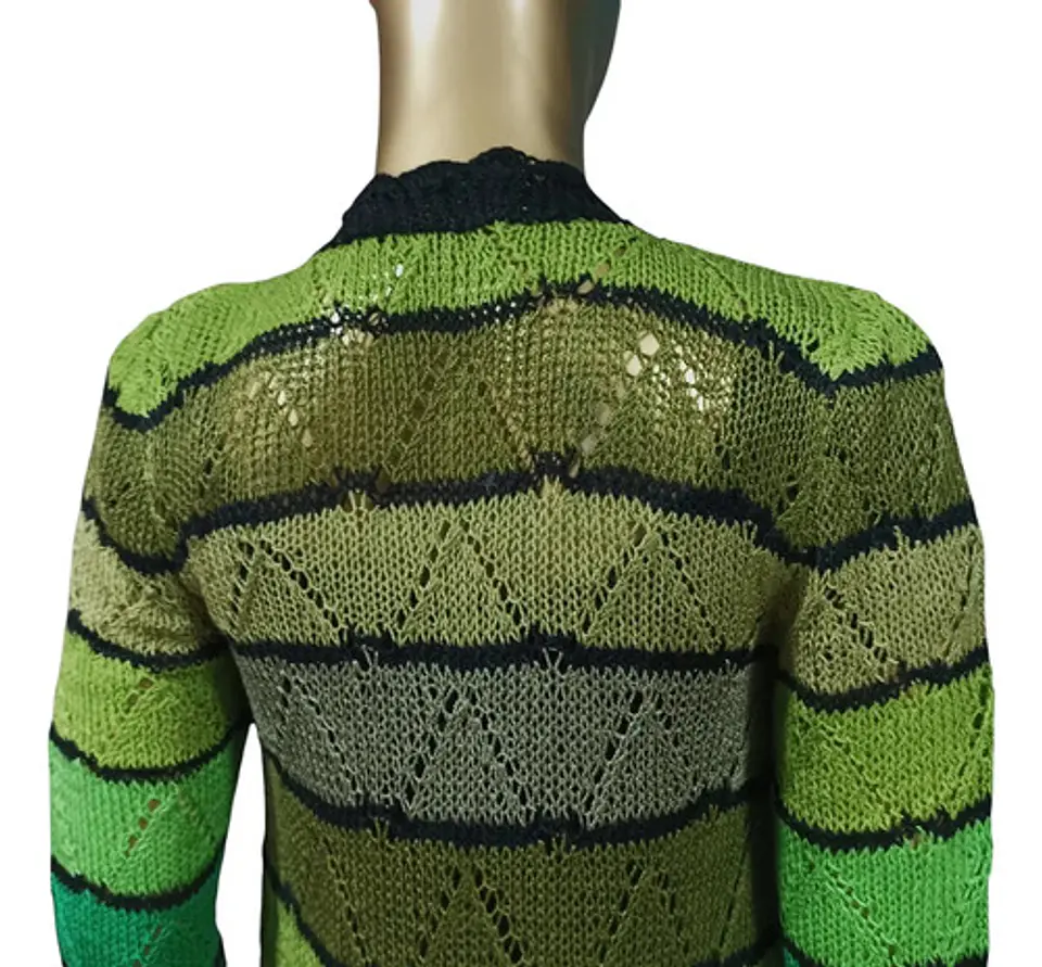 Tejido Largo de Hilo Fabricación Artesanal Talla Estándar S a L 5