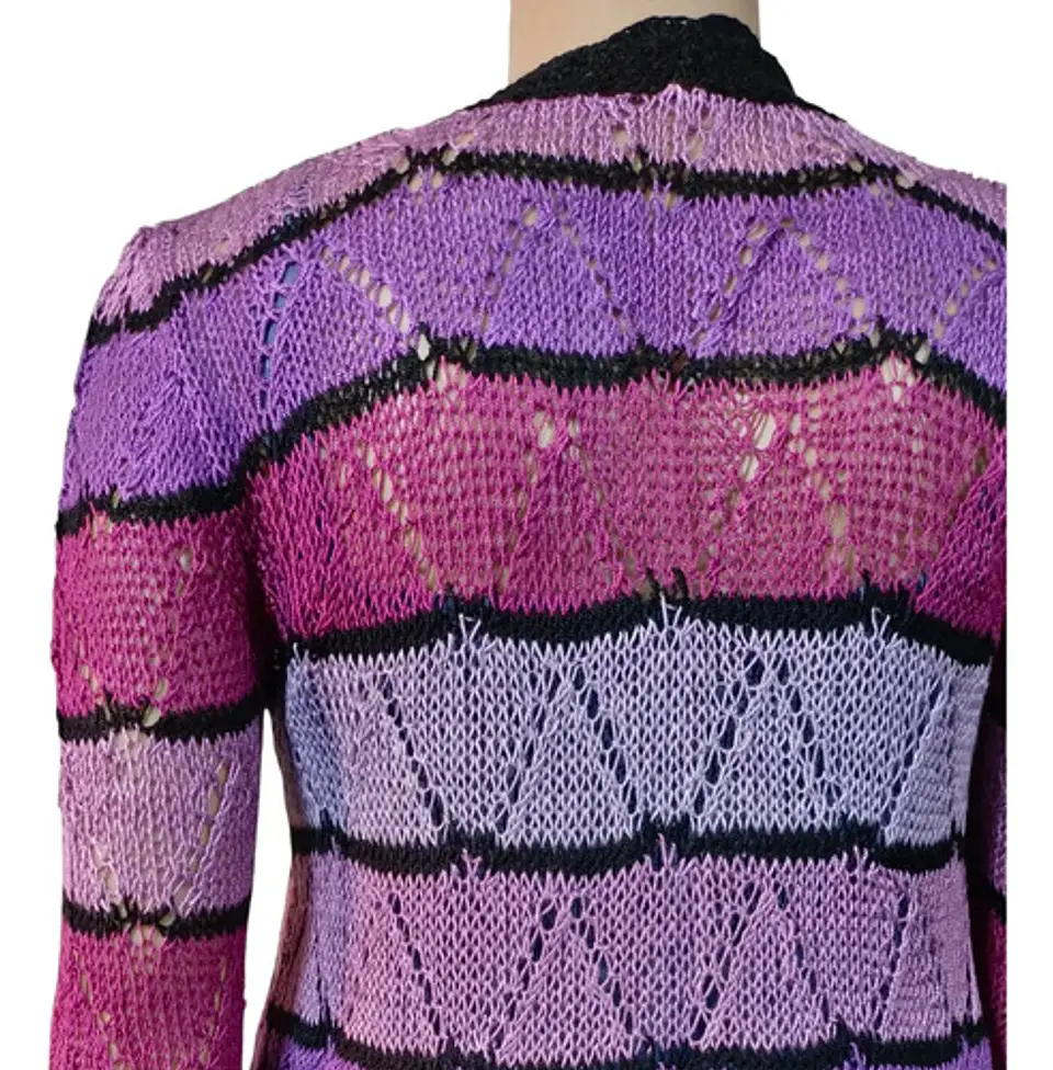 Tejido Largo de Hilo Fabricación Artesanal Talla Estándar S a L 18