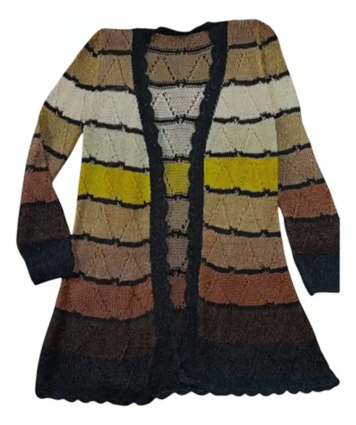 Tejido Largo de Hilo Fabricación Artesanal Talla Estándar S a L 21