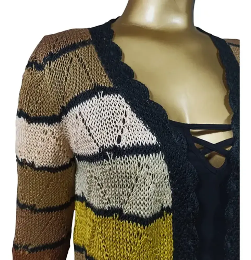 Tejido Largo de Hilo Fabricación Artesanal Talla Estándar S a L 24