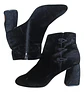 Botín Nine West Khraine de Terciopelo Negro  - Talla 37.5 - Miniatura 3