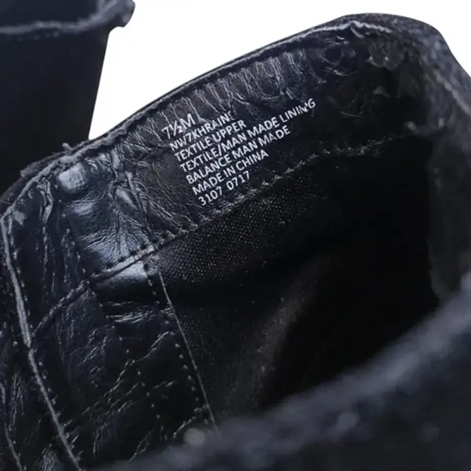 Botín Nine West Khraine de Terciopelo Negro  - Talla 37.5 10