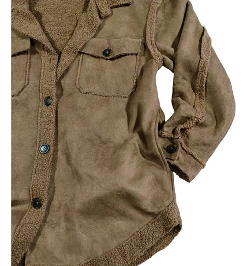 Chaqueta Tipo Camisa Forrada Maurices Talla M Oversize (M a XL) 8