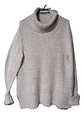 Sweater De Cuello Alto Vera Wang Gris Con Brillos - Talla L - Miniatura 5